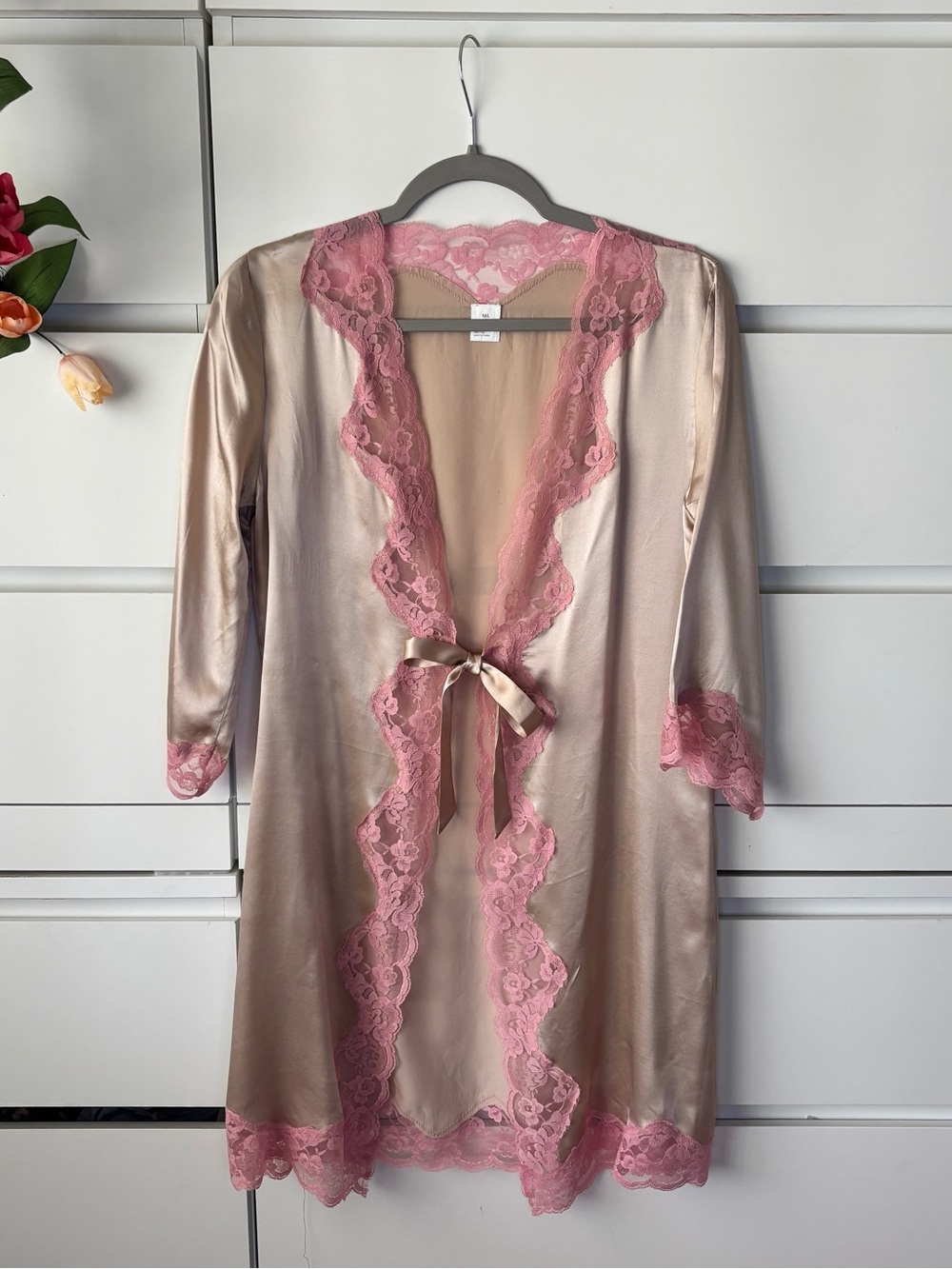 Anthropologie by Eloise vintage / y2k silk robe. 100% silk!